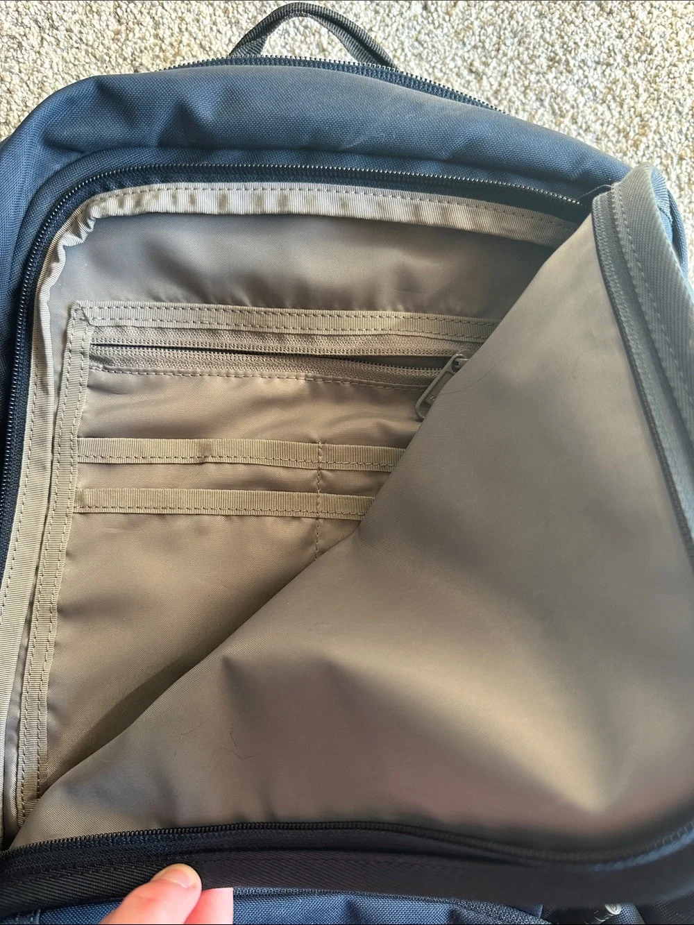 Timbuk2 Navy Blue Men's Backpack with Front Pocket